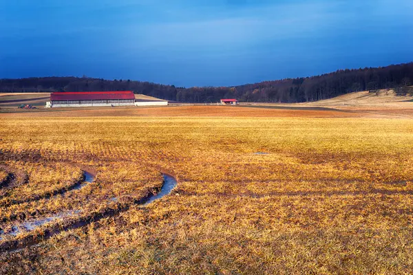 Ländliche Landschaft in Bayern — Stockfoto