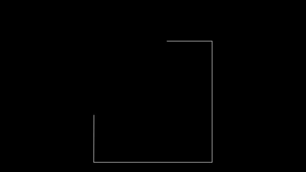 Utah Usa Federal State Map Outline Animation — 비디오