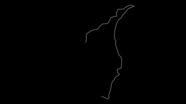 Yilan Tayvan haritası animasyon çizelgesi