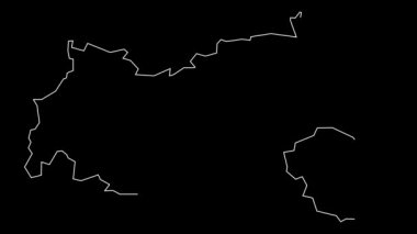 Tyrol Avusturya harita özeti animasyon