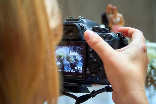 Bir düğünün, düğün fotoğrafının ve düğün videosunun çekimi.