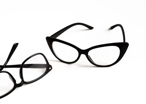 Szemüveg fehér háttér — Stock Fotó