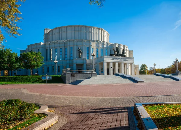 Casa de ópera de Belarus, Minsk, — Fotografia de Stock
