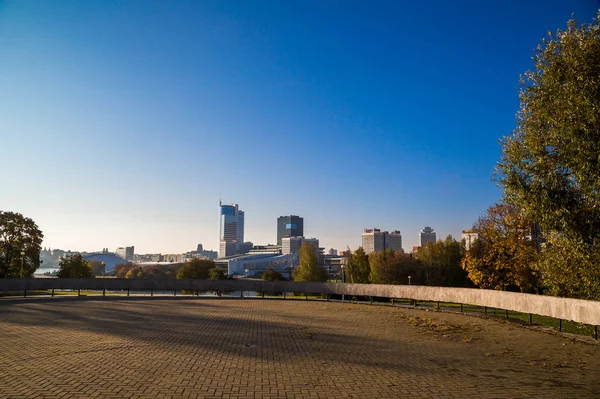 Belarus, Minsk, Pobediteley Caddesi — Stok fotoğraf