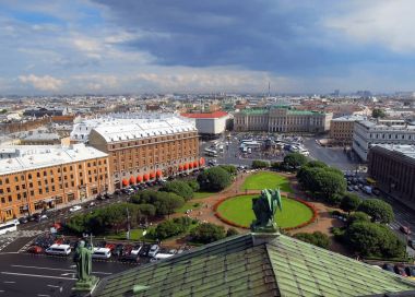 Saint-Petersburg, Rusya, St.Petersburg Isaac's Square