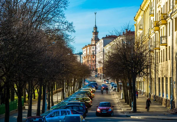 Mińsk, Białoruś, komunistycznych Street — Zdjęcie stockowe