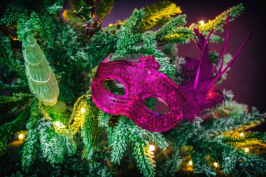 Noel ağacında Noel süslemeleri