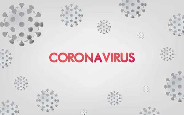 Coronavirus Covid Illustration Koncept Viruset Wuhan Från Kina Vektor Illustrera — Stock vektor