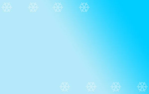 Cute White Snowflakes Granica Ramki Niebieskim Tle Miejscem Tekst Zimę — Zdjęcie stockowe