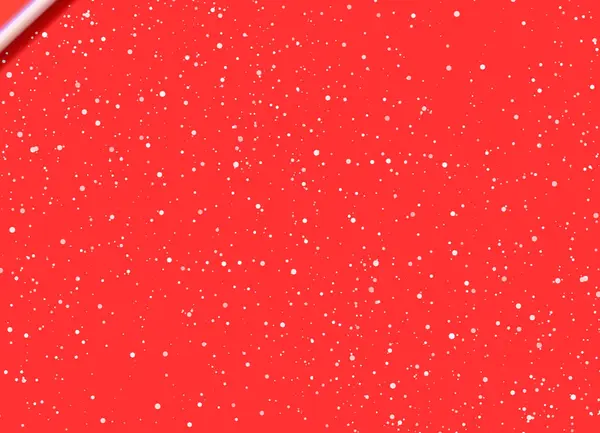 Modern Tarzsız Küçük Suluboya Noktaları Parlak Kırmızı Arkaplanda — Stok fotoğraf