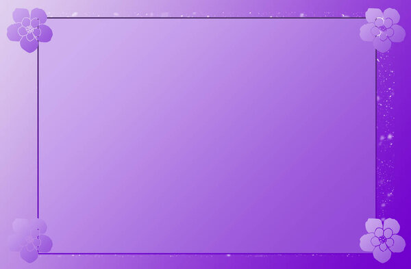 Симпатичная пустая цветочная фоторамка с голубым градиентным фоном. Для детей и младенцев рамка для фото, душ, приветствия и приглашения
.