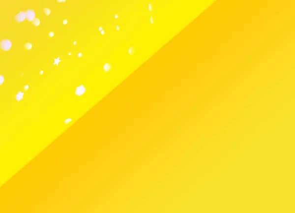 Abstract Yellow Gradient Background White Stars Bokeh Modern Elegant Banner — 스톡 사진