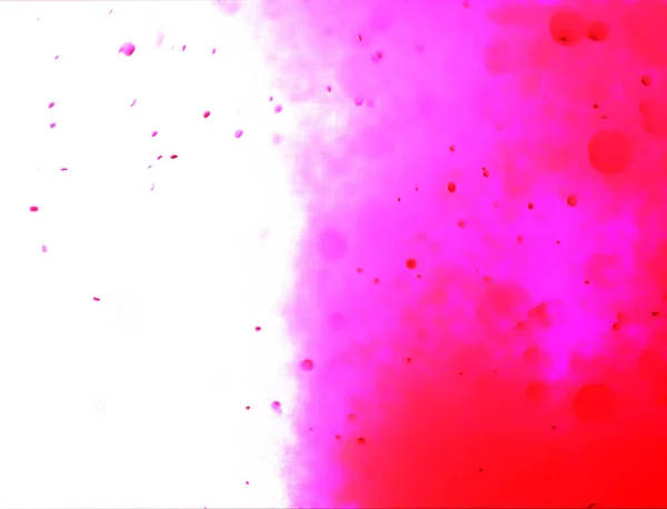 要旨カラフルなピンク 赤の水彩ブラシ効果で小さな粒子 モダン エレガントなバナー ポスター カード — ストック写真