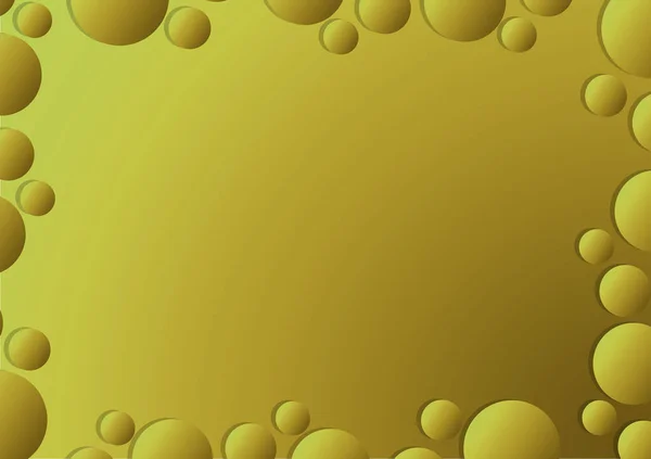 Gelbe Abstrakte Leere Gradienten Kreise Mit Farbverlauf Hintergrund Für Kinder — Stockfoto
