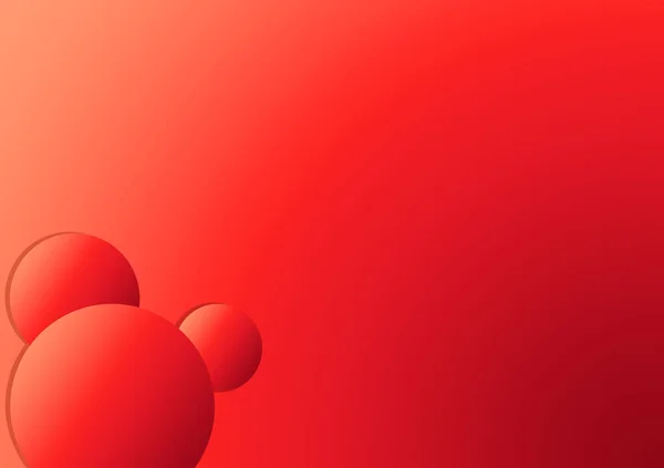 Trending Red Gradient Circles With Gradient Background, For Wall Art Decor, Invitation Cards, Banner , Poster And Brochure.