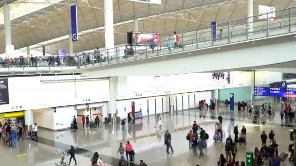 Vídeo Terminal Aeroporto — Vídeo de Stock