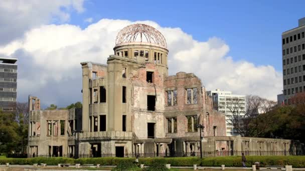 Vídeo Hiroshima Cúpula — Vídeo de Stock