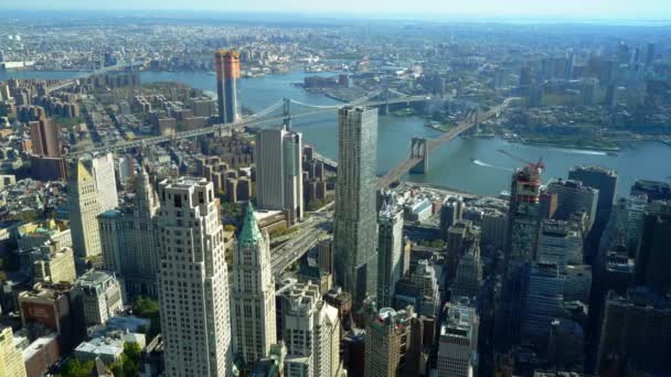 New York Aşağı Manhattan — Stok video