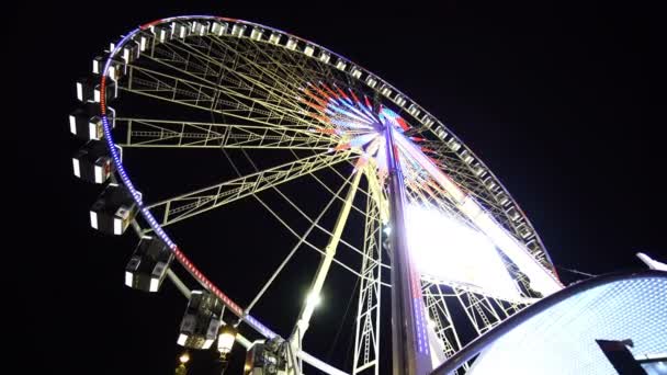 Paris France Park Attraction — Stock Video