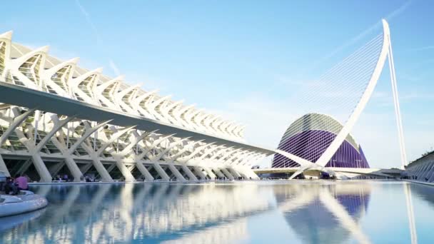 Valencia Stad För Vetenskap Och Konst — Stockvideo