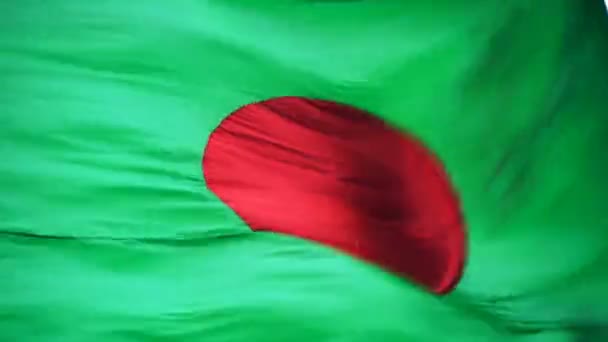 Video Bangladéšské Vlajky — Stock video