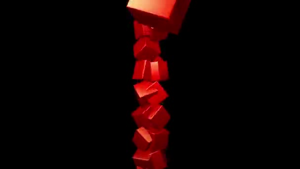 Edm Cubes Loop Danza — Video Stock