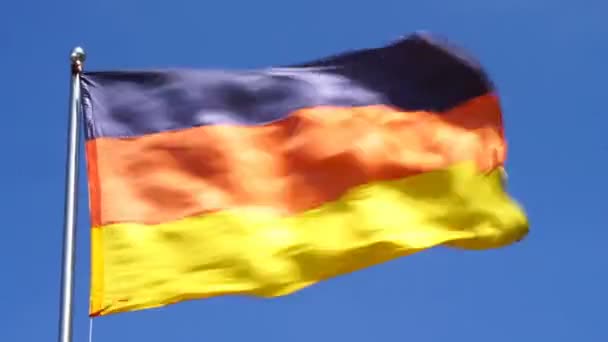 Almanya Bayrağı Videosu — Stok video