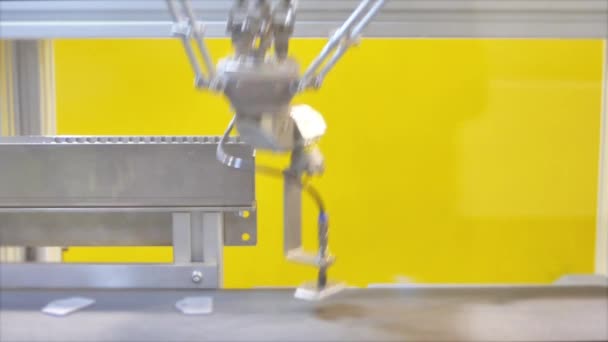 Fabrika Makinesinin Metal Parçaları — Stok video