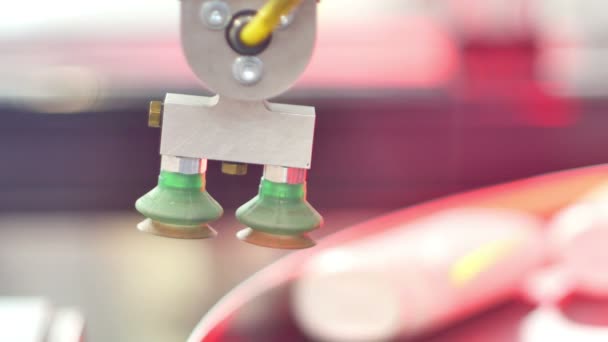Fabrik Roboterarmbewegung — Stockvideo