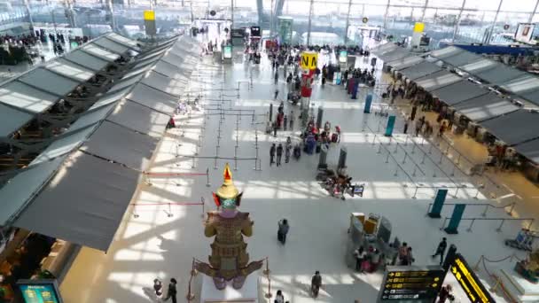 Video Van Luchthaven Internationale Terminal — Stockvideo