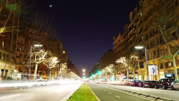 Auto Viale Strada Con Erba Verde — Video Stock