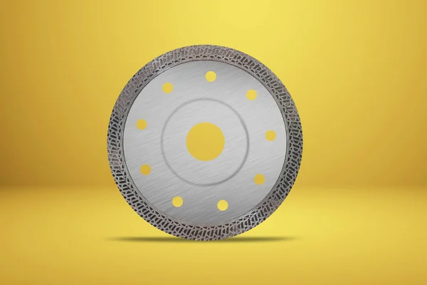 Cutting disk with diamonds - Diamond disc for concrete isolated