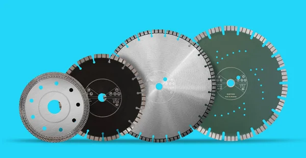 Trennscheiben mit Diamanten - Diamantscheiben für Betonisolierung — Stockfoto