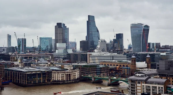 Blick Auf Die City London Vom Wolkenkratzer — Stockfoto