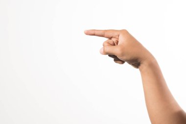 Parmağını kapat ve düğmeye bas.