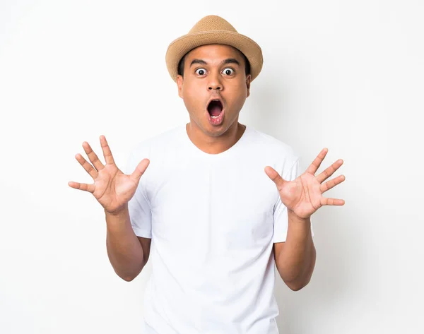 Shocked Cara Asiático Joven — Foto de Stock