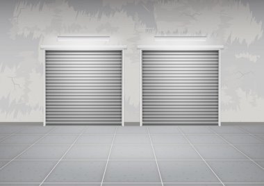 Panjur kapı vektör