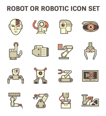 Robot simge seti