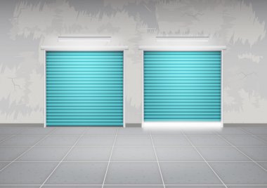 Panjur kapı vektör