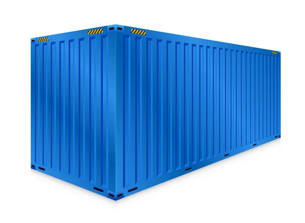 Frachtcontainer-Vektor — Stockvektor
