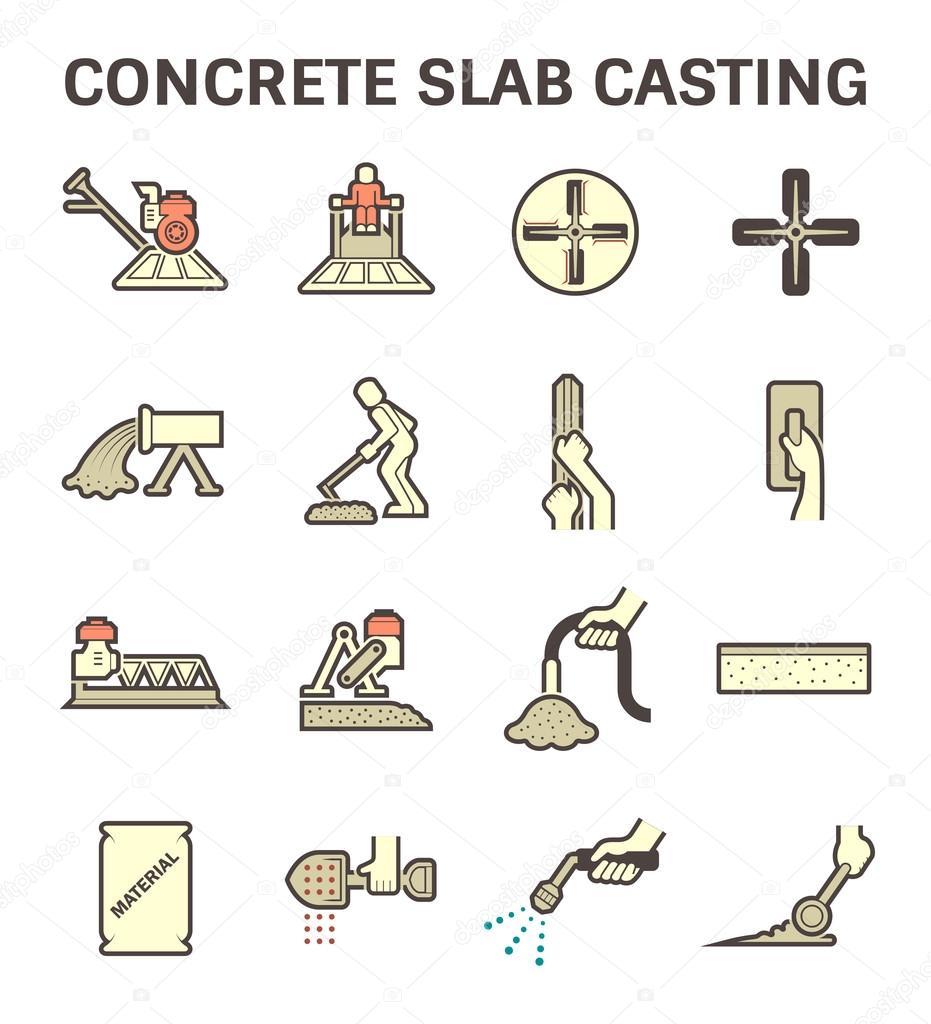 Concrete slab casting 