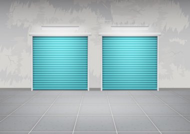 Panjur kapı vektör