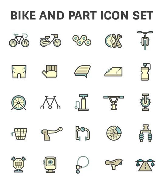 Parte de bicicleta ícone —  Vetores de Stock