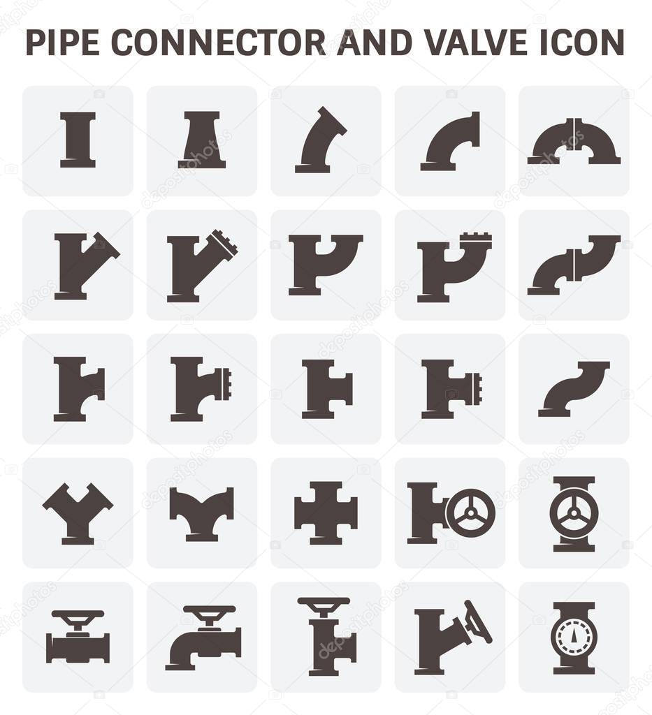 Pipe connector icon