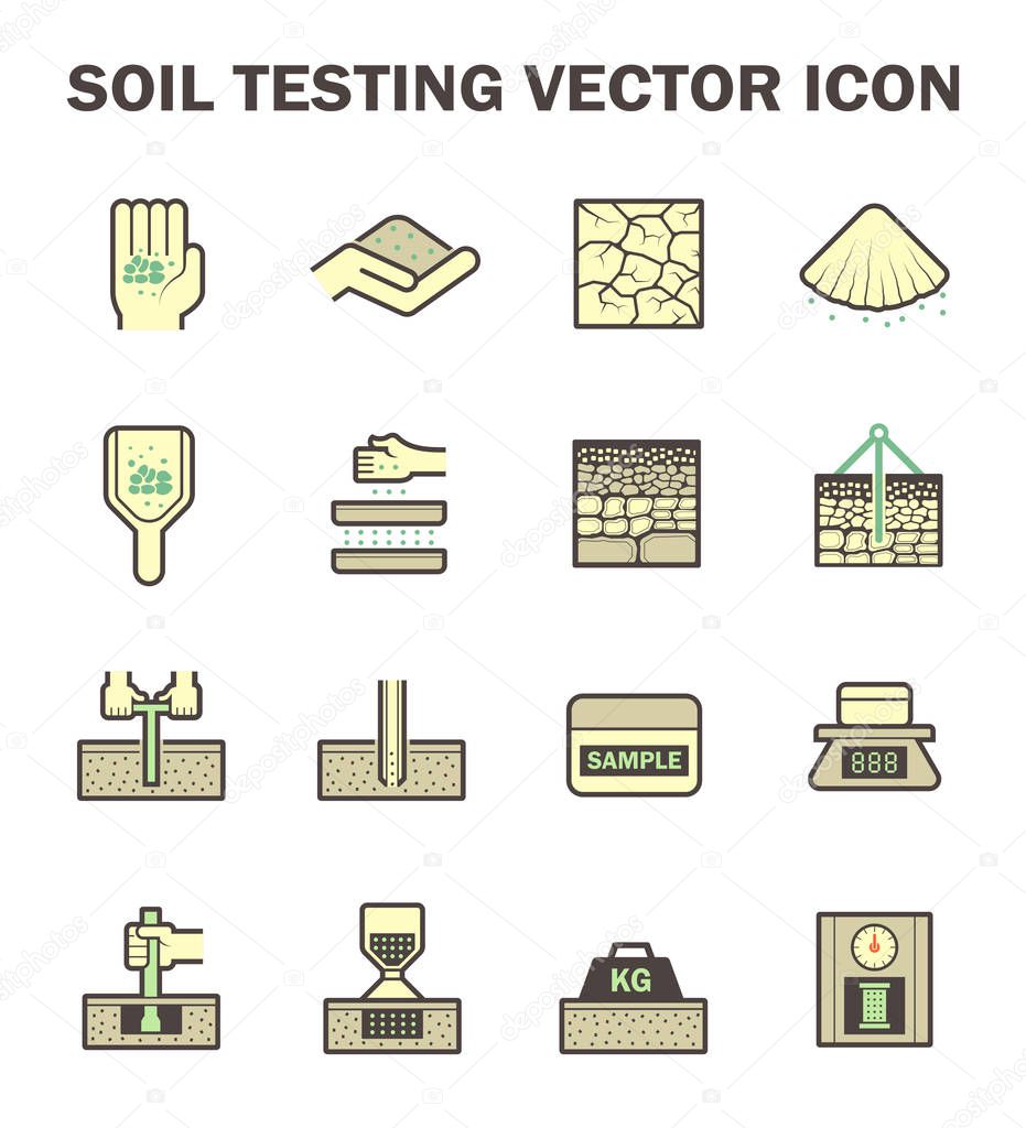 Soil test icon