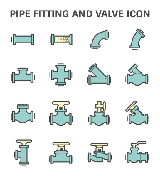 Pipe connector icon — Stock Vector