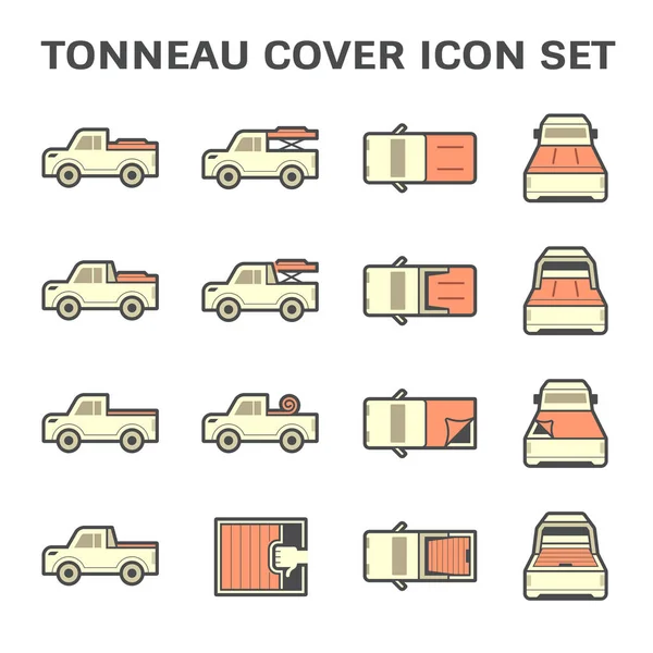 Tonneau-Coversymbol — Stockvektor