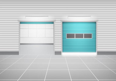 Panjur kapı vektör