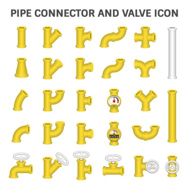 Boru bağlayıcı vektör