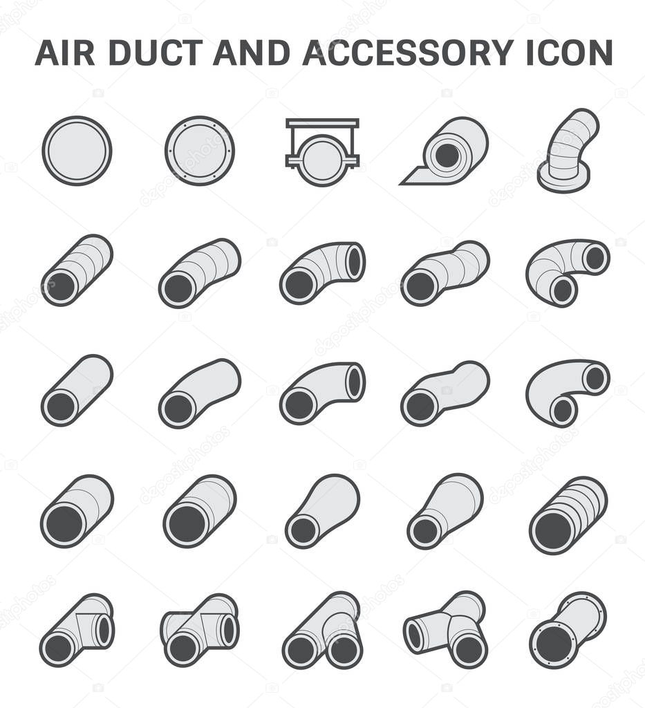 Air Duct Icon — Stock Vector © roncivil 134325144